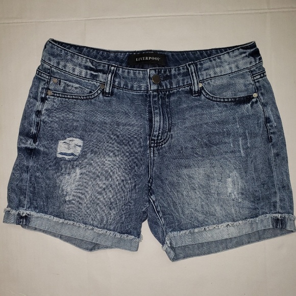 liverpool jean shorts